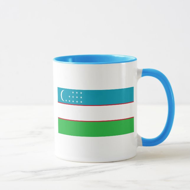uzbekistan flag mug (Right)