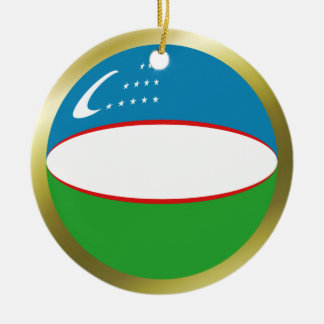 Uzbekistan Flag Ornament