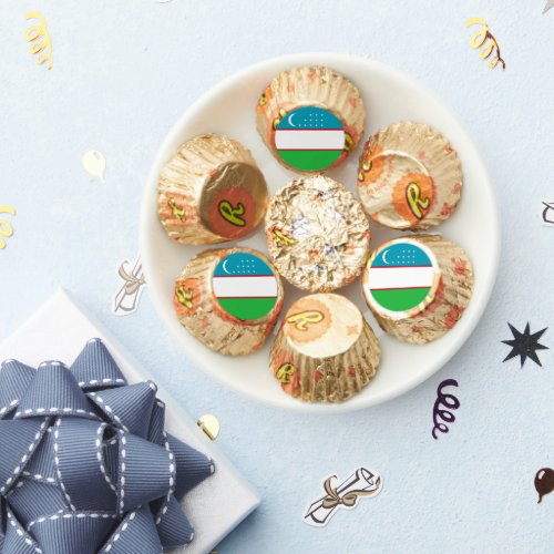 Uzbekistan flag reeses peanut butter cups