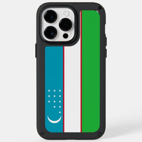 Uzbekistan flag speck iPhone 14 pro max case