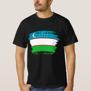 Uzbekistan flag T-Shirt