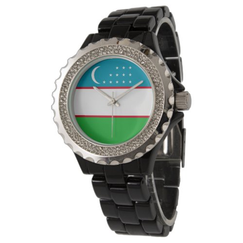 Uzbekistan flag watch