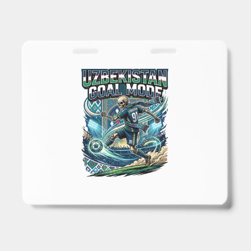 Uzbekistan Goal Mode Skeleton Striker Nations Stre Badge