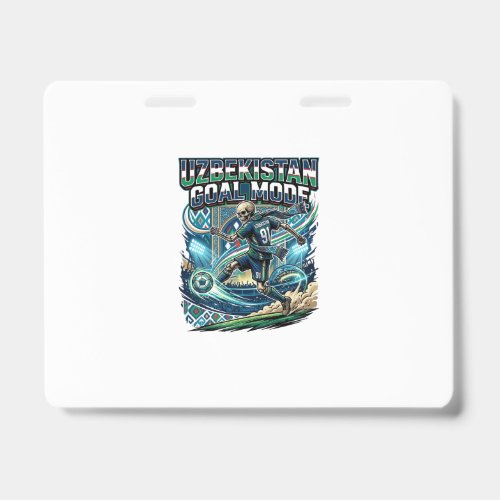 Uzbekistan Goal Mode Skeleton Striker Nations Stre Badge