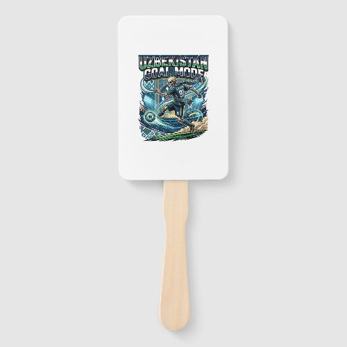 Uzbekistan Goal Mode Skeleton Striker Nations Stre Hand Fan