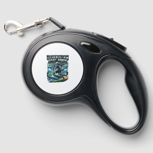 Uzbekistan Goal Mode Skeleton Striker Nations Stre Retractable Pet Leash