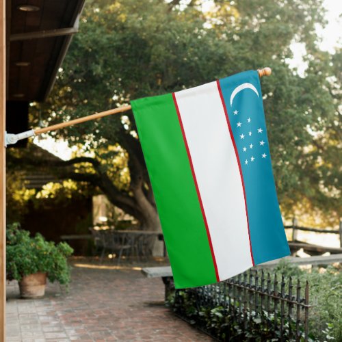 Uzbekistan House Flag