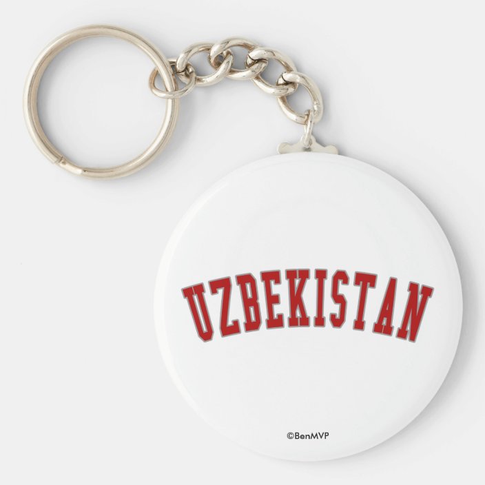 Uzbekistan Key Chain