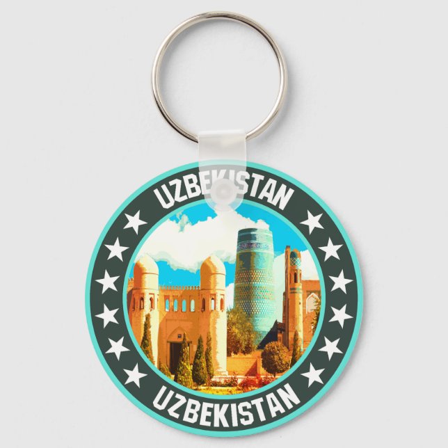Uzbekistan                                         keychain (Front)