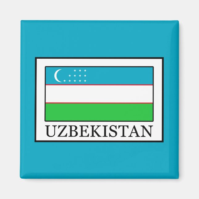 Uzbekistan Magnet (Front)
