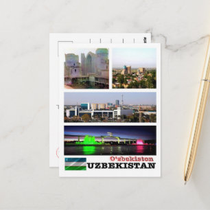 Uzbekistan - Mosaic - Postcard