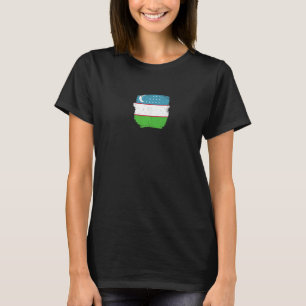 Uzbekistan Proud Uzbek Flag T-Shirt