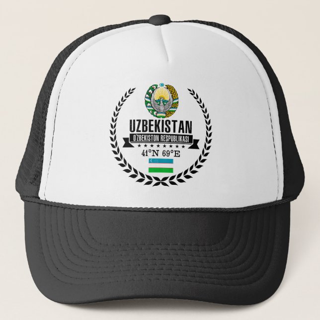 Uzbekistan Trucker Hat (Front)