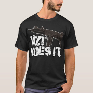 Uzi Does it Gun Shirt | Uzi T-shirt