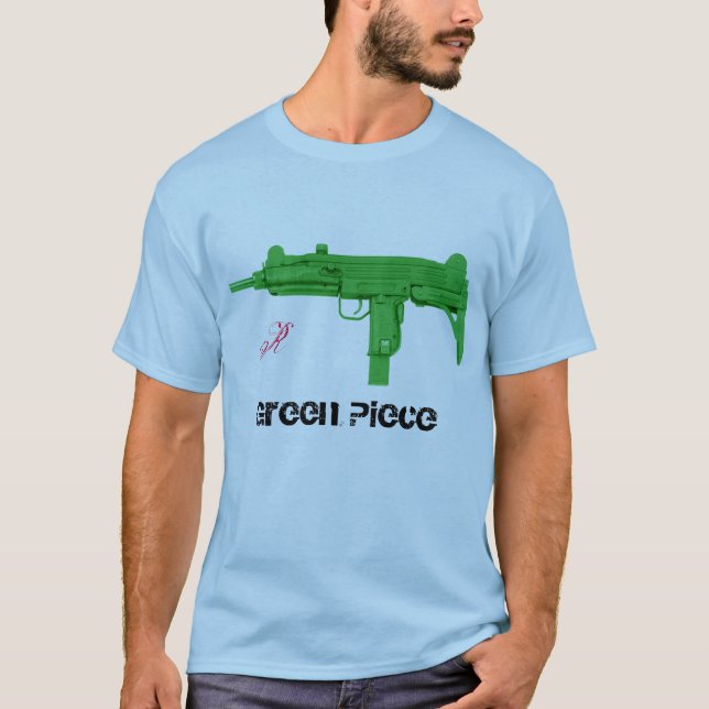 uzi fun Green Piece, R T-Shirt (Front)