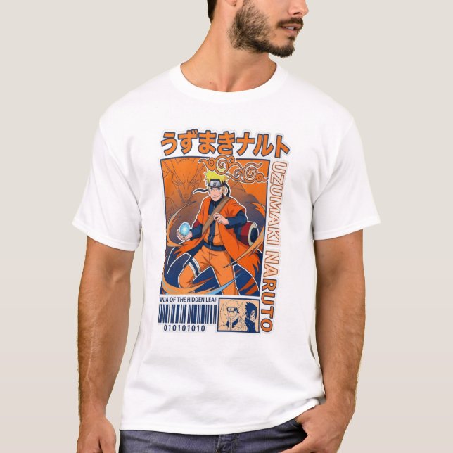 Uzumaki Naruto Ninja of the Hidden Leaf T-SHIRT (Front)