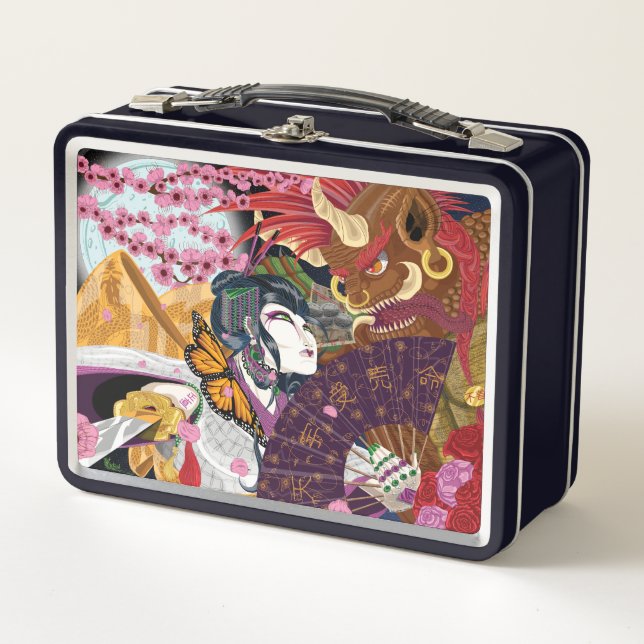 Uzume & The Oni w/ WS Logo 2025 Refresh Metal Lunch Box (Front)