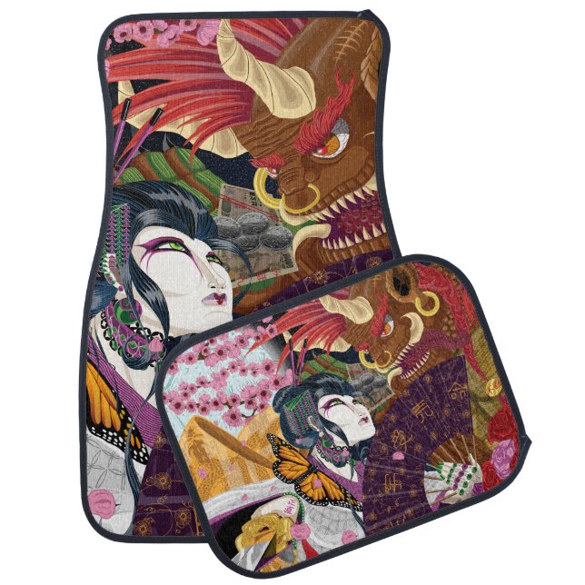 Uzumi And The Oni Car Mats Set Of 4 (Set)
