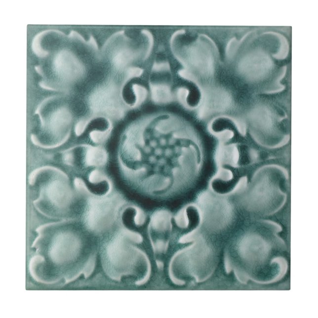 V0007 Victorian Antique Reproduction Ceramic Tile (Front)