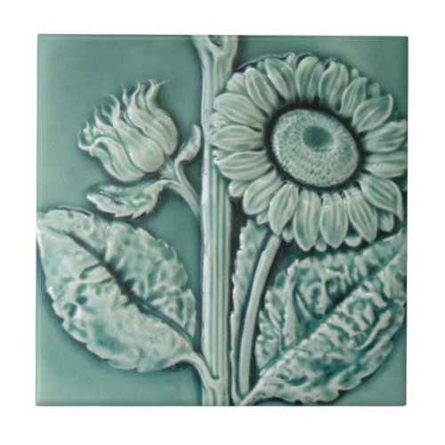 V0020 Victorian Antique Reproduction Ceramic Tile