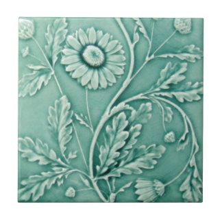 V0021 Victorian Antique Reproduction Ceramic Tile