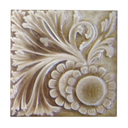 V0031 Victorian Antique Reproduction Ceramic Tile