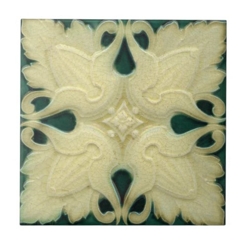 V0046 Victorian Antique Reproduction Ceramic Tile