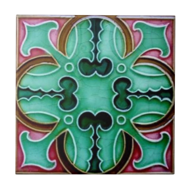 V0057 Victorian Antique Reproduction Ceramic Tile (Front)