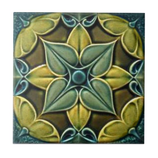 V0067 Victorian Antique Reproduction Ceramic Tile | Zazzle.com