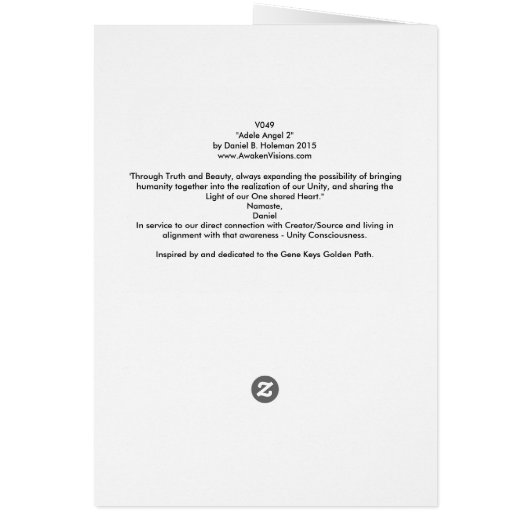 V049  Adele Angel 2 (Back)