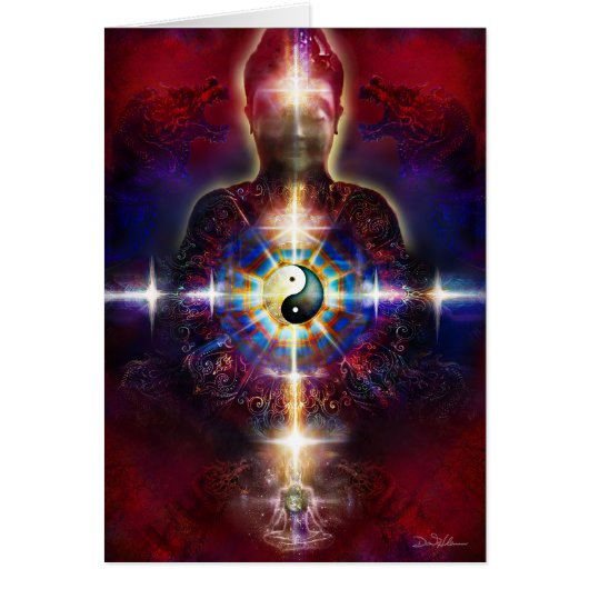 V064 BaGua Buddha Dragons 8 Cards (Front)