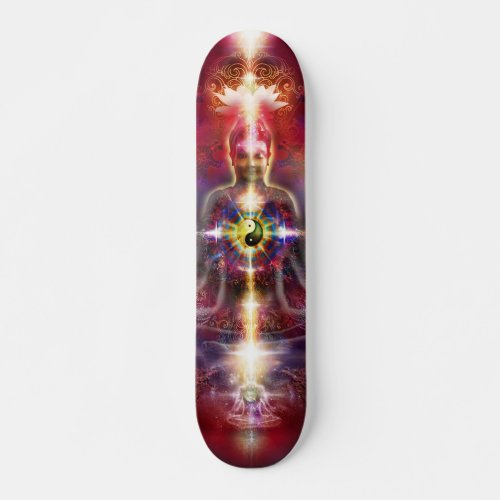 V074 Awake Buddha Dragons Skateboard Deck