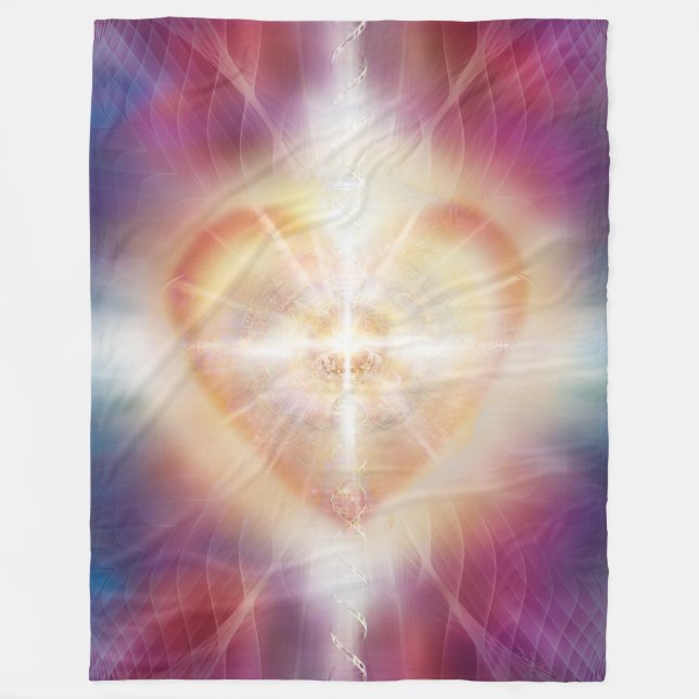 V076 Light in Shadow 45 Fleece Blanket (Front)