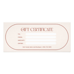 V1.1 Custom for Jessica Gift Certificate