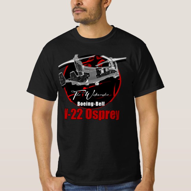 V22 Osprey Us Air Force Hybrid Aircraft T-Shirt (Front)