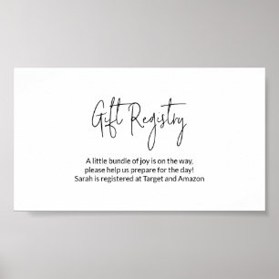 V2 Gift Registry Insert_Custom Digital Download Poster