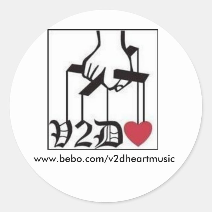 v2dheart familia, www.bebo/v2dheartmusic stickers