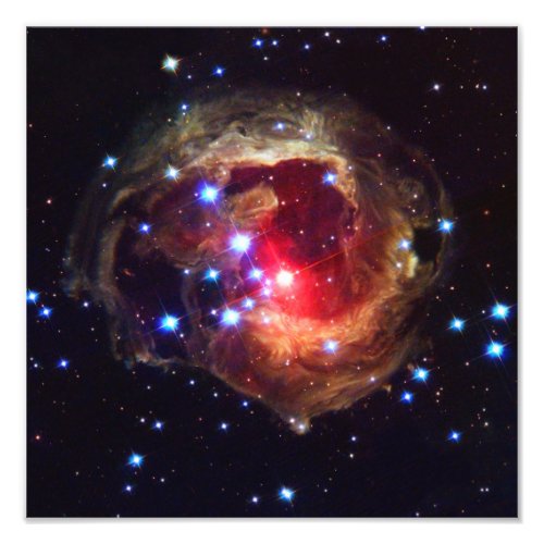 V838 Monocerotis Star Hubble Telescope Photo Print