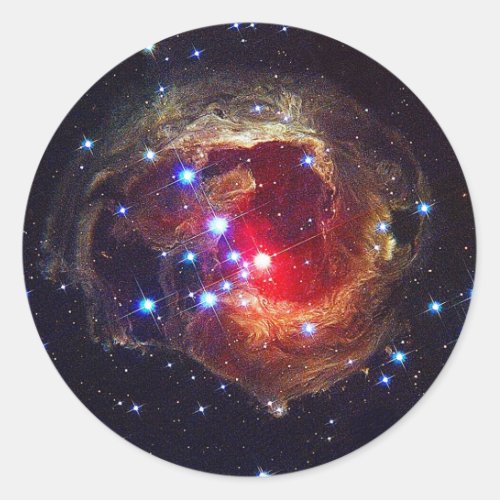 V838 Monocerotis star NASA Classic Round Sticker