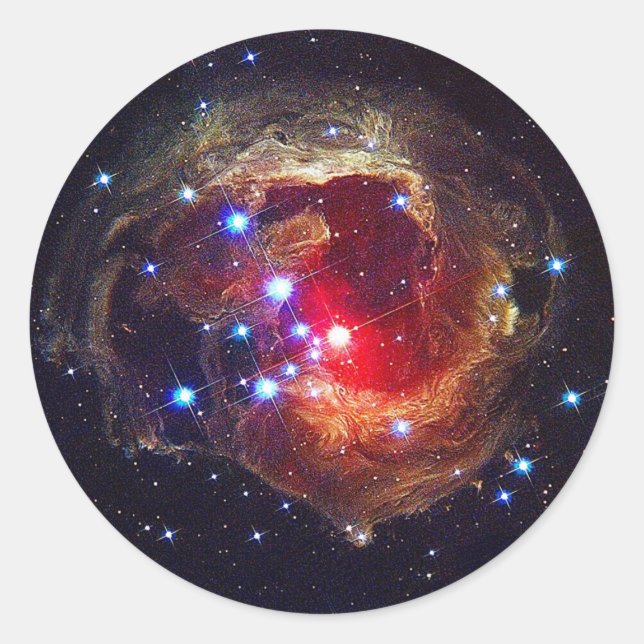 V838 Monocerotis star NASA Classic Round Sticker (Front)