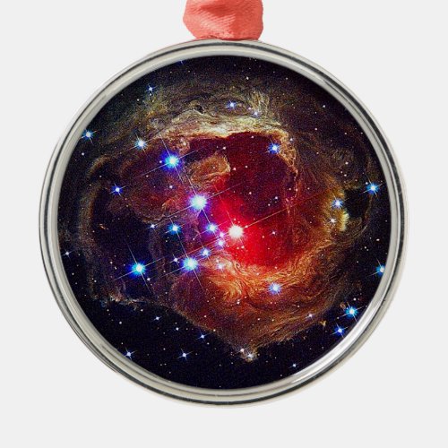 V838 Monocerotis star NASA Metal Ornament