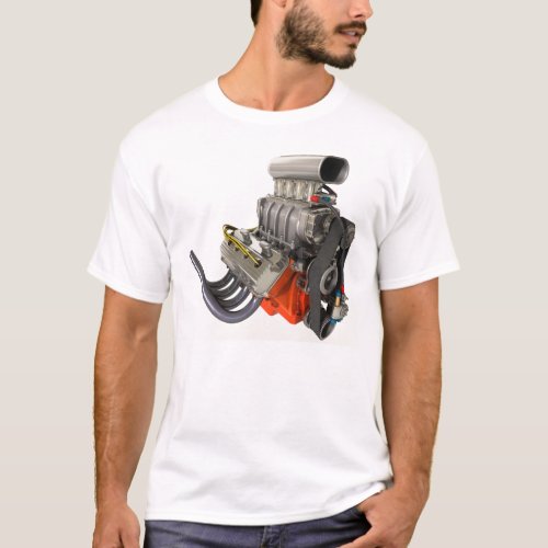 V8 Engine T_Shirt