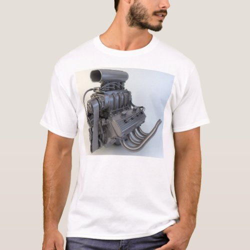 V8 Engine T_Shirt