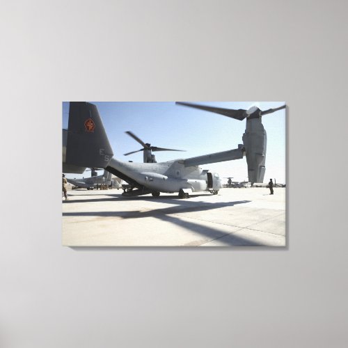 V_22 Osprey tiltrotor aircraft 2 Canvas Print
