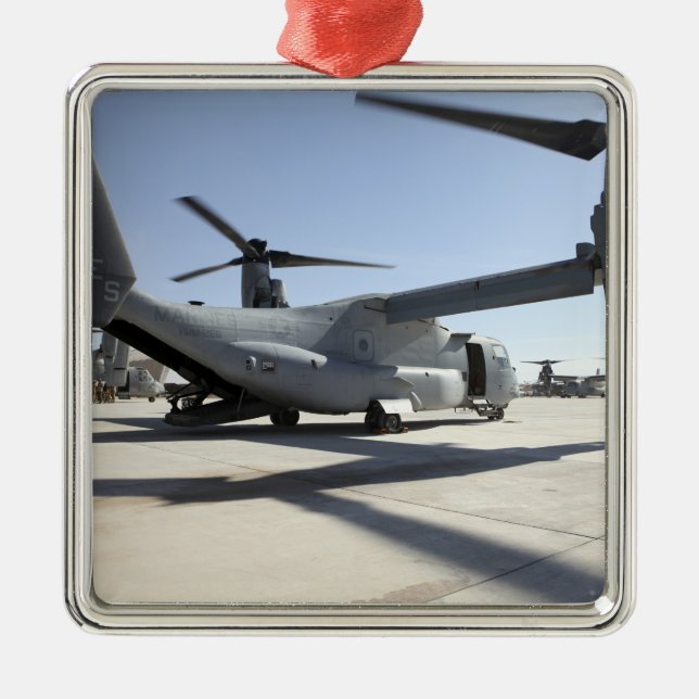 V-22 Osprey tiltrotor aircraft 2 Metal Ornament (Front)