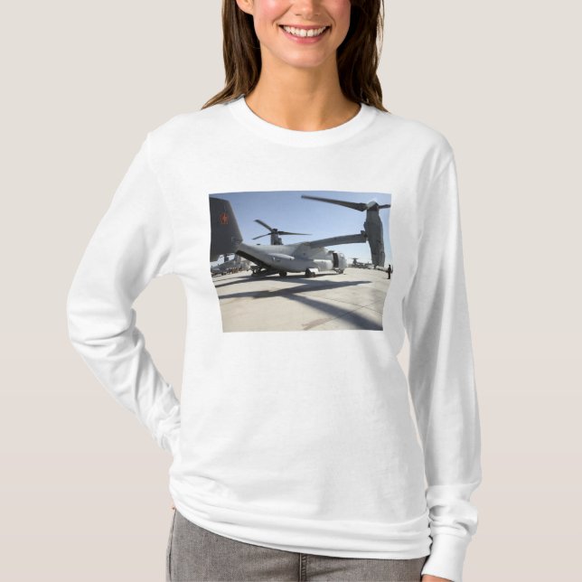 V-22 Osprey tiltrotor aircraft 2 T-Shirt (Front)