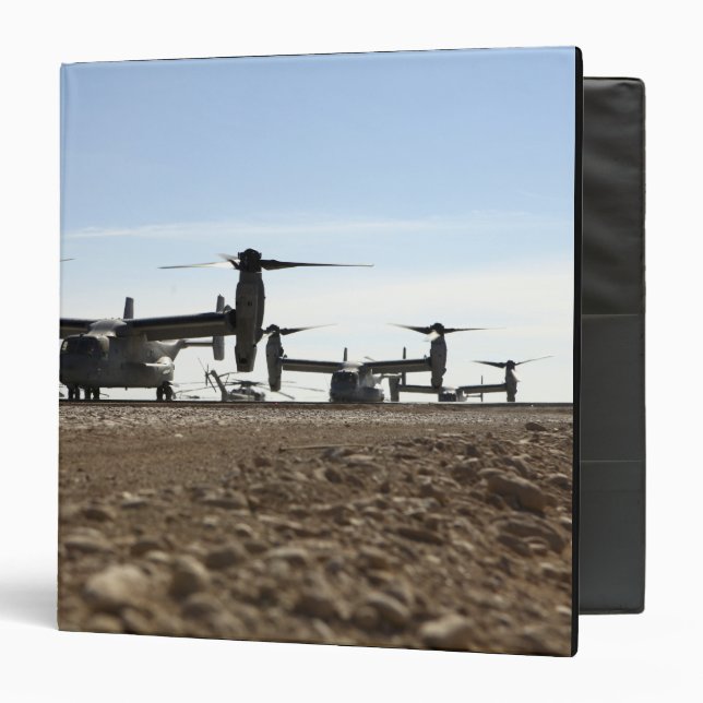 V-22 Osprey tiltrotor aircraft Binder (Front/Inside)