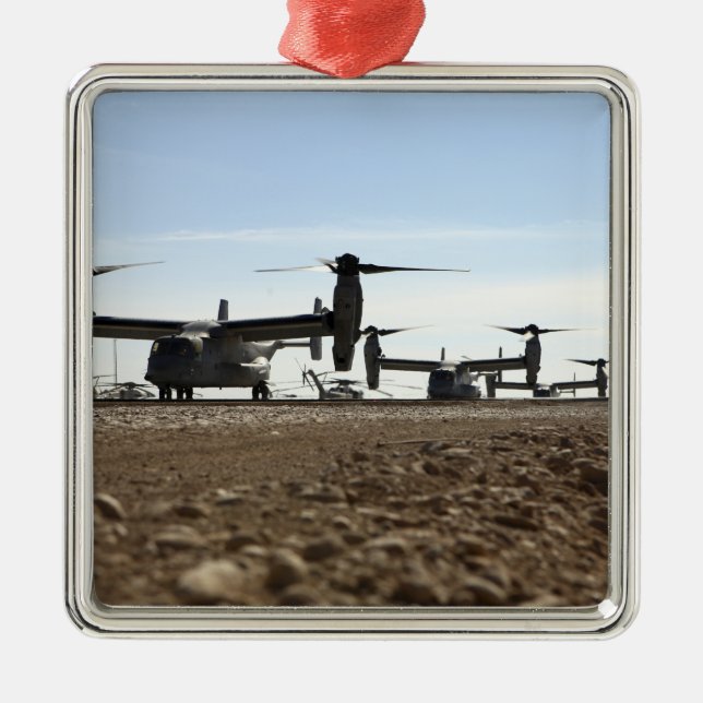 V-22 Osprey tiltrotor aircraft Metal Ornament (Front)