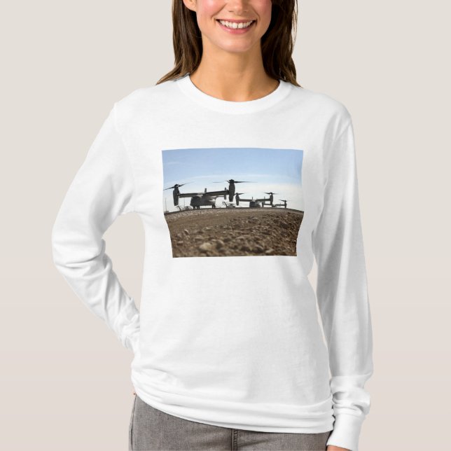 V-22 Osprey tiltrotor aircraft T-Shirt (Front)