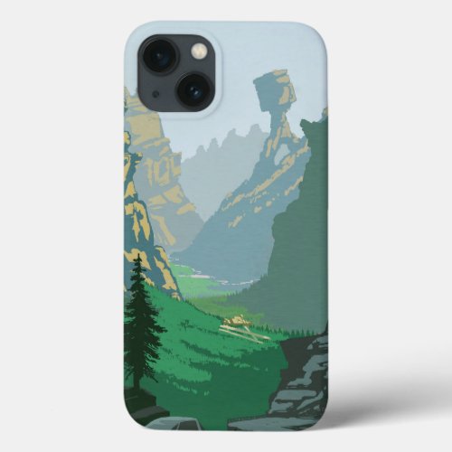 V_6 Valley Illustration iPhone 13 Case